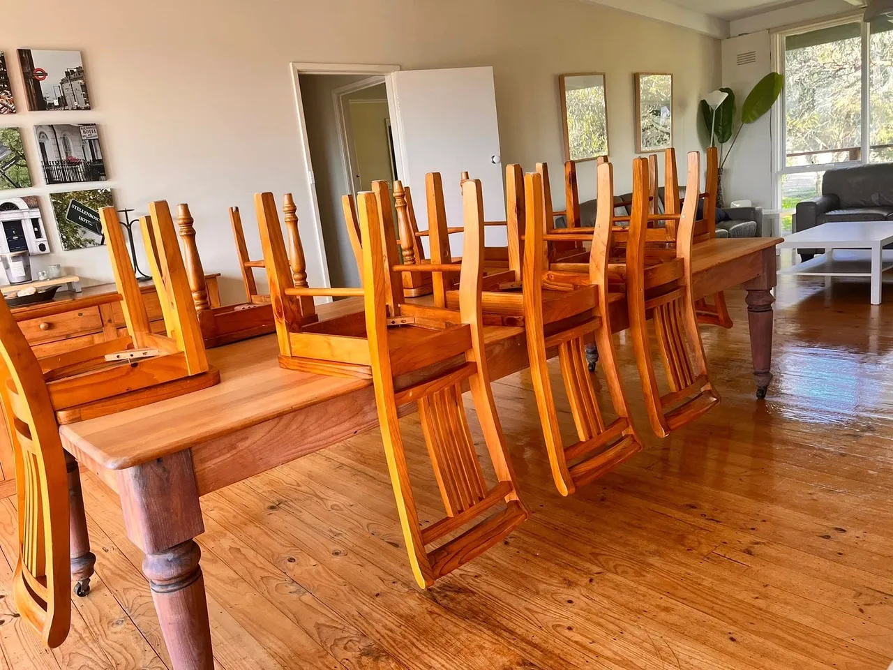 Kitchen after cleaning